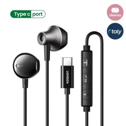 UGREEN Wired Earphones with USB-C Connector Black